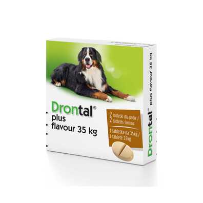 Drontal - 2tab odrobaczające dla dużego psa